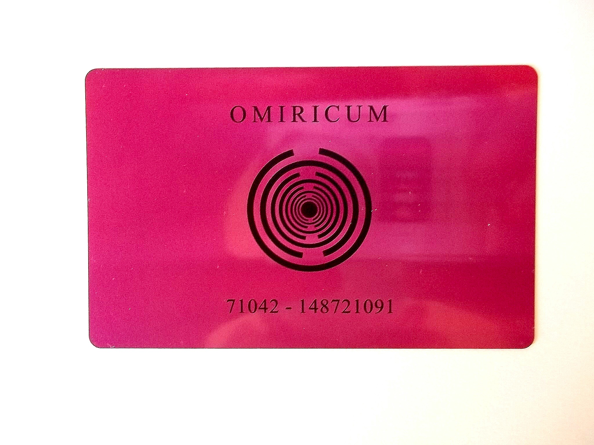 OMIRICUM CARD TECNOLOGIA TESLA-GRABOVOJ-LAKHOVSKY